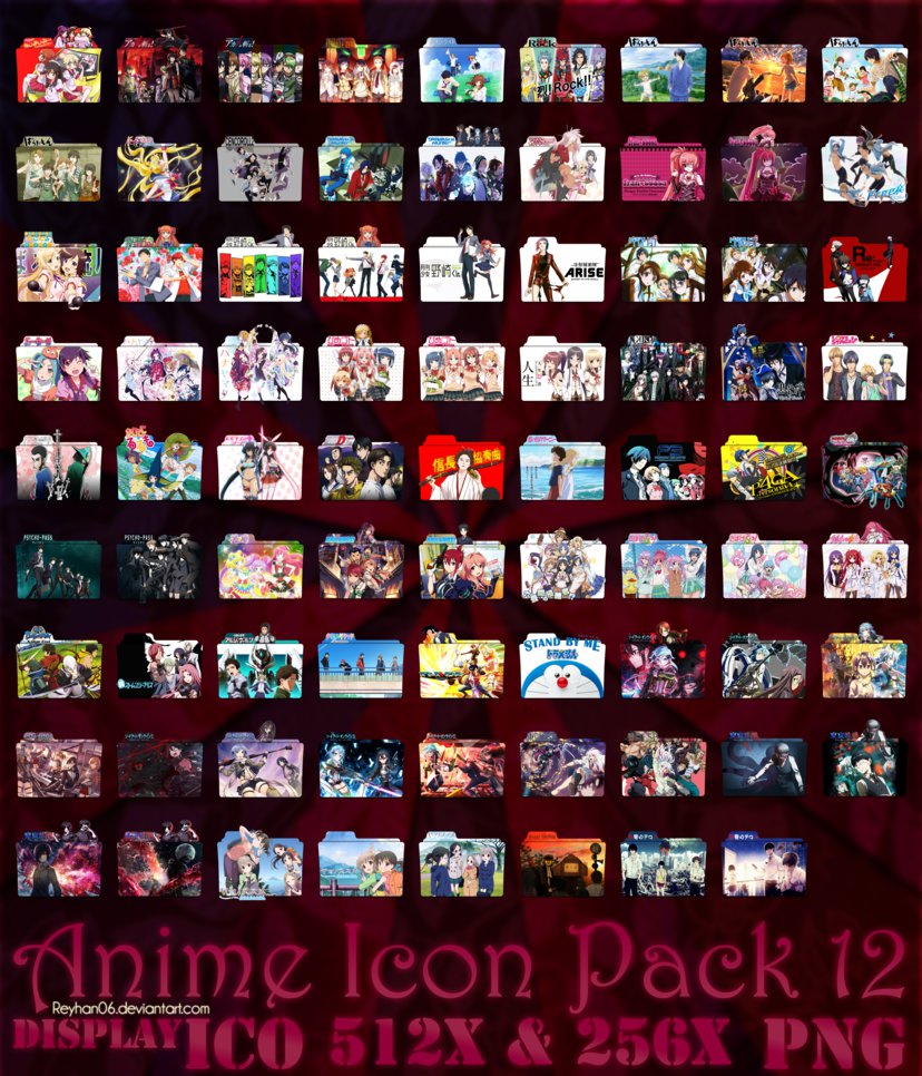 Anime Icon Pack deviantART