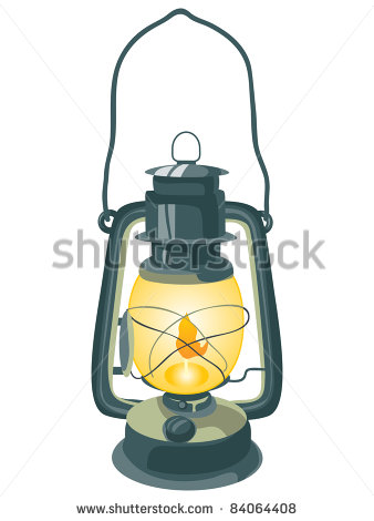 Antique Lantern Vector Art