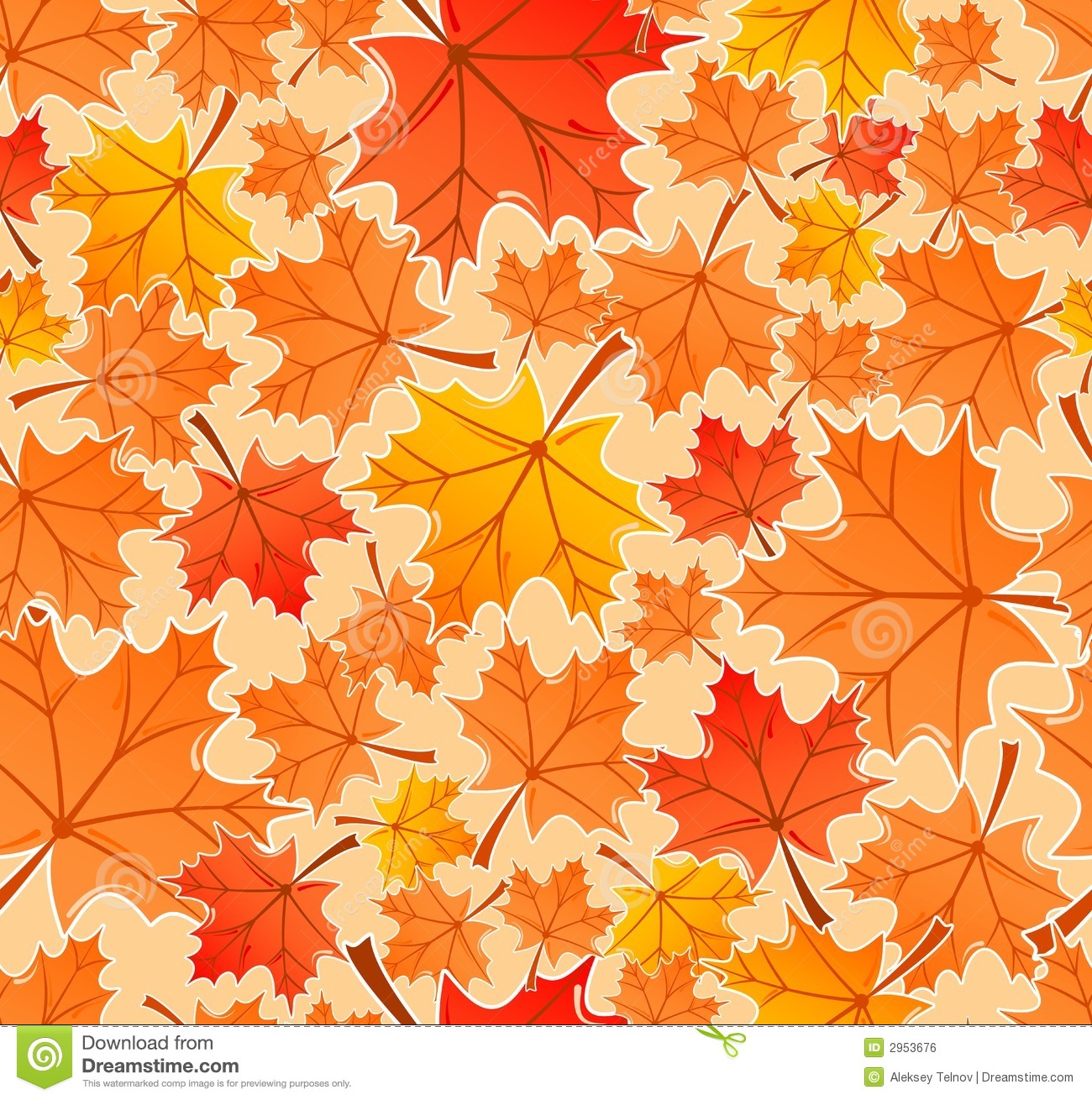 Autumn Fall Leaves Patterns