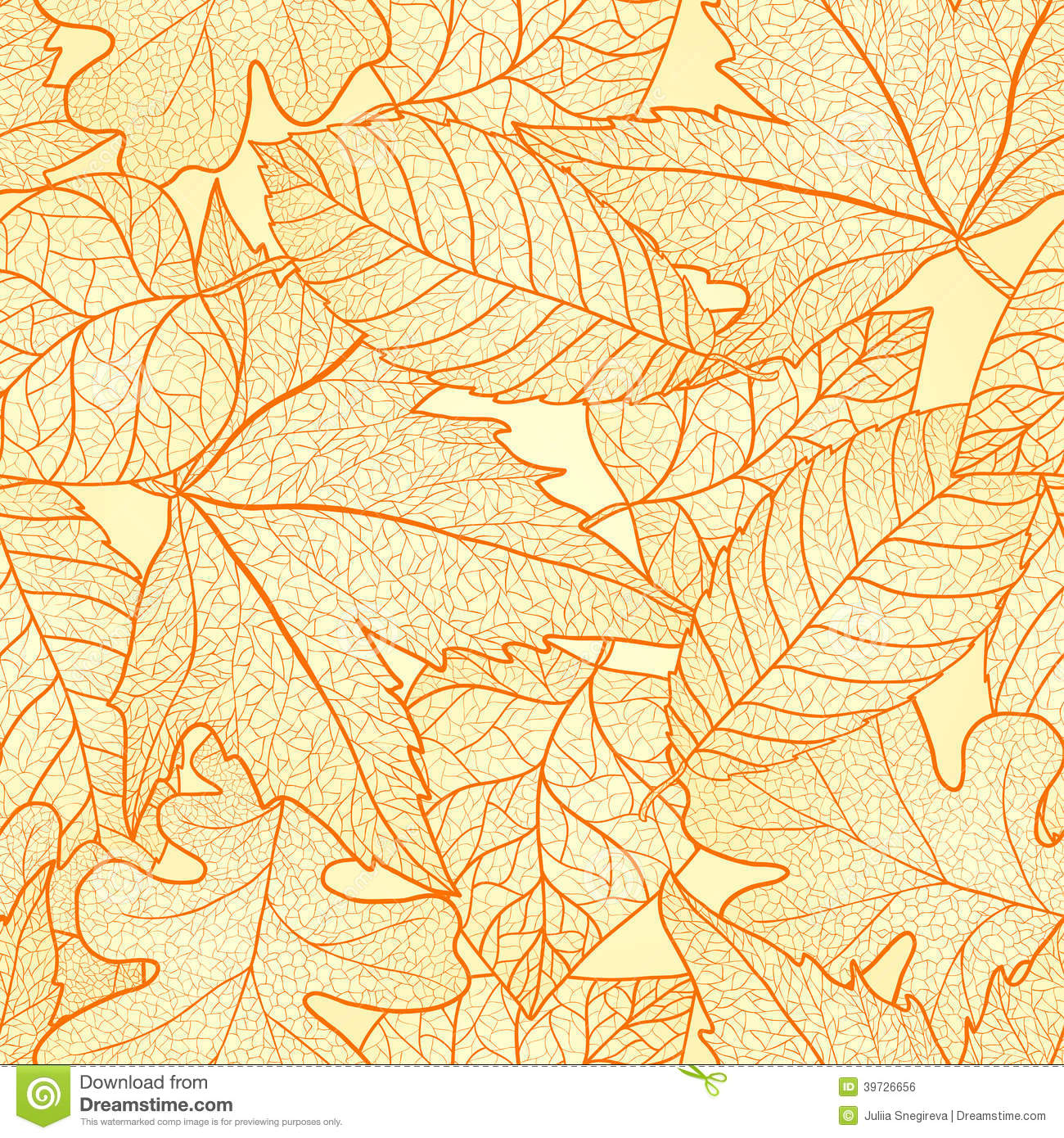 Autumn Leaf Seamless Pattern