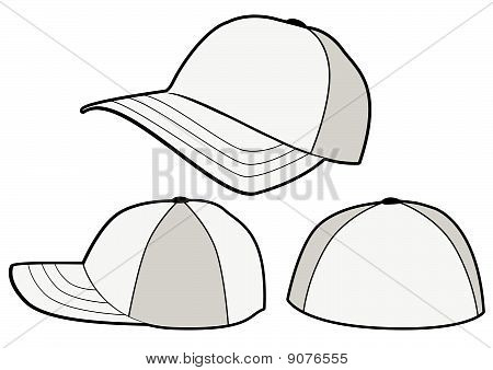 Baseball Hat Vector Template Baseball Hat Vector Template
