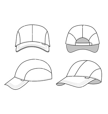 Baseball Hat Vector Template Baseball Hat Vector Template