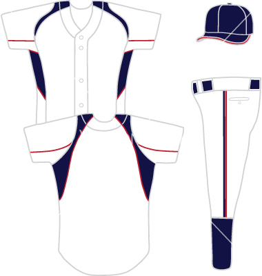 Baseball Uniform Template Vector