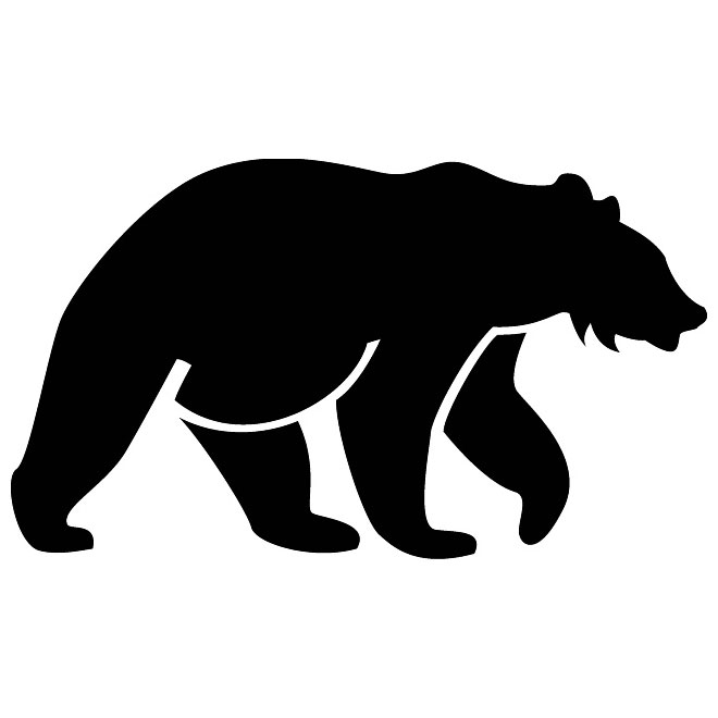 Bear Silhouette Vector