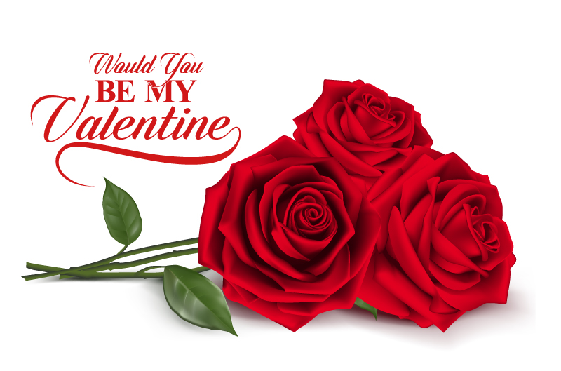 Beautiful Red Roses Vector Beautiful Red Roses Vector