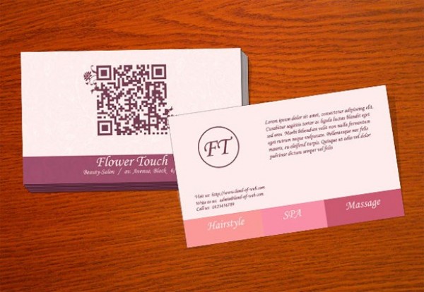 Beauty Salon Business Card Templates