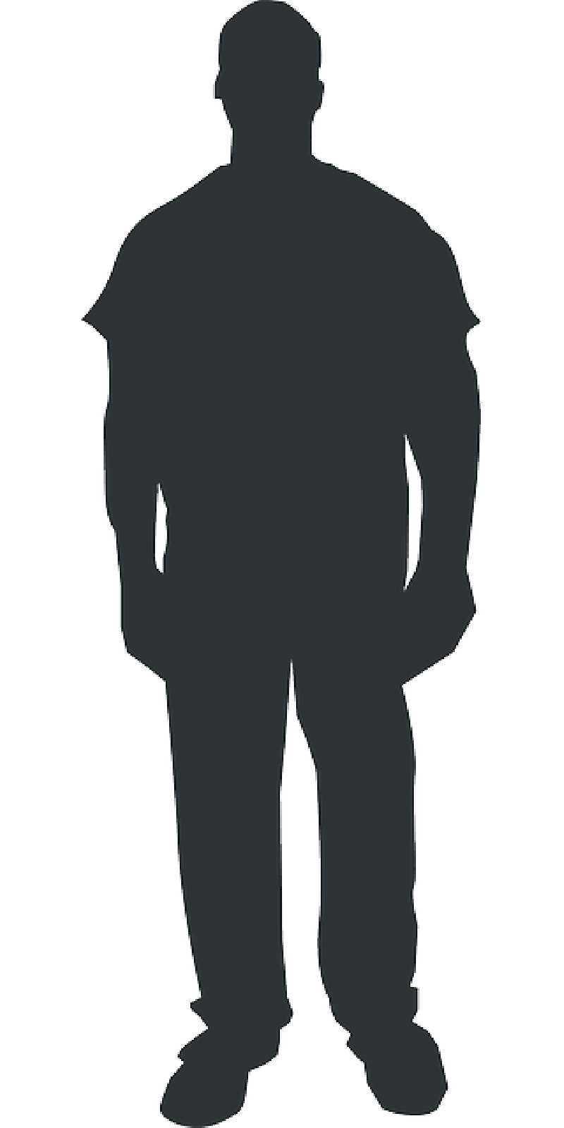 Black Human Outline