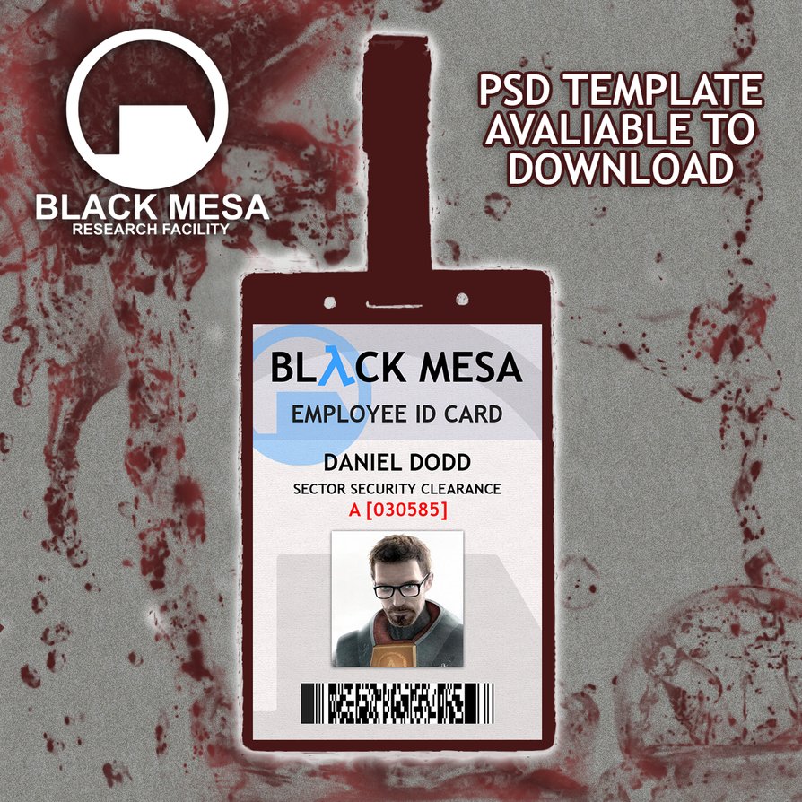 Black Mesa ID Badge