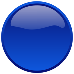 Blue Button Round Icons