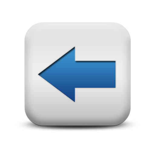 Blue Left Arrow Icon