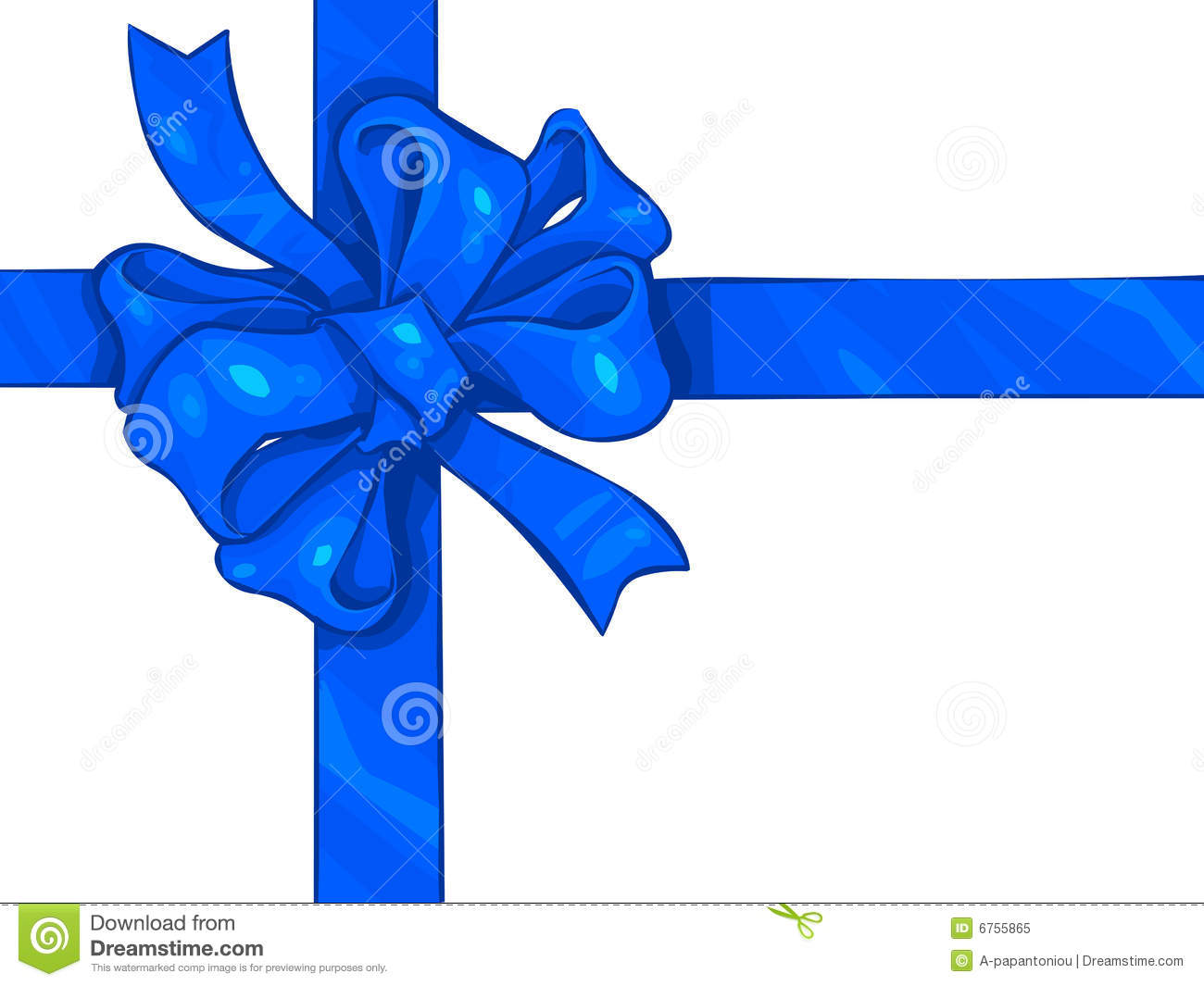 Blue Ribbon Bow Clip Art Free