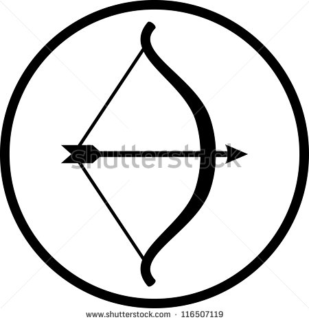 Bow and Arrow Vector