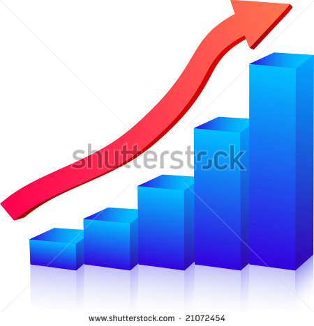 Business Growth Graph Clip Art
