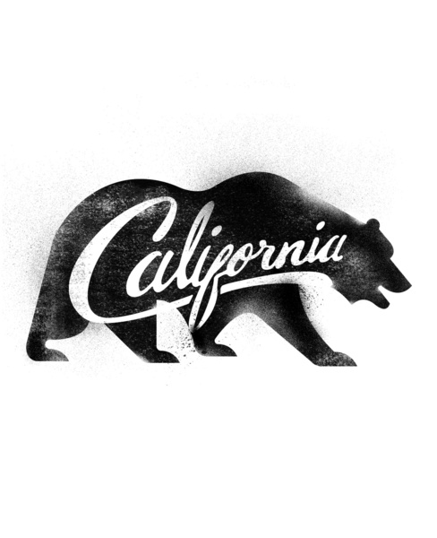 California Bear Logo Vector