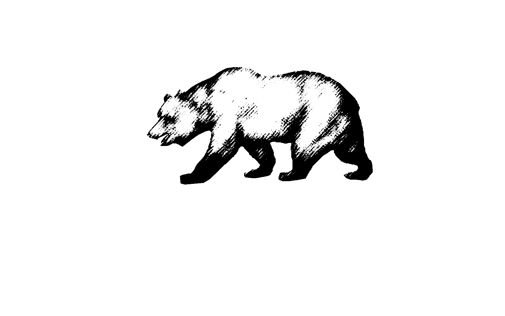 California Bear Logo Vector