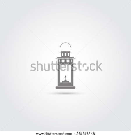 Camping Lantern Vector