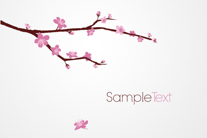 13 Cherry Blossom Tree Vector Images