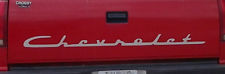Chevrolet Tailgate Decal Font