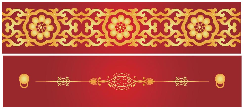 Chinese Pattern Vector Free