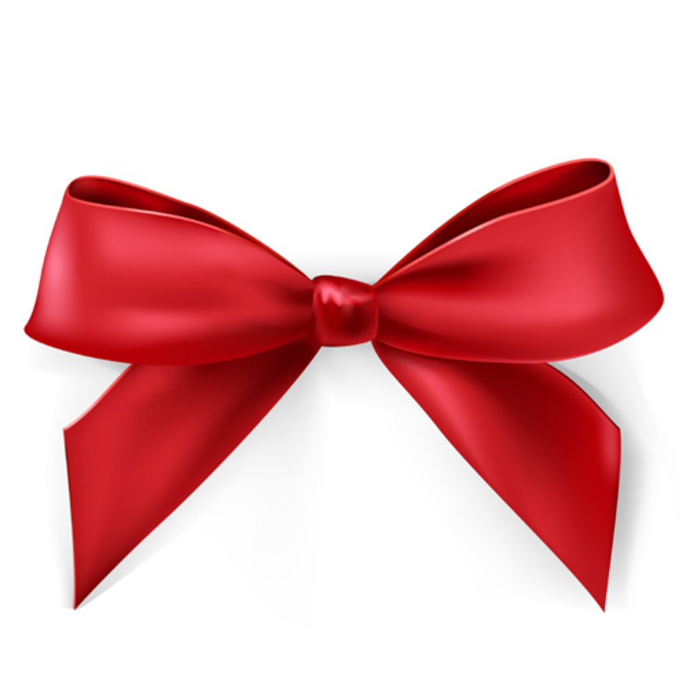 17 Christmas Ribbon Bow Vector Images - Gold Ribbon Bow Vector