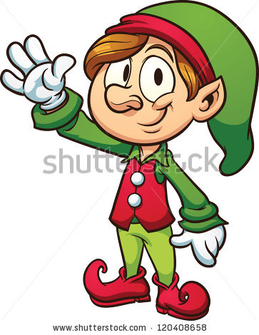 Christmas Elves Clip Art Free