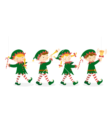 Christmas Elves Clip Art Free