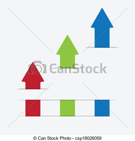 Clip Art of Graphs with Arrows Up