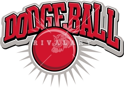 Clip Dodgeball Vector Art