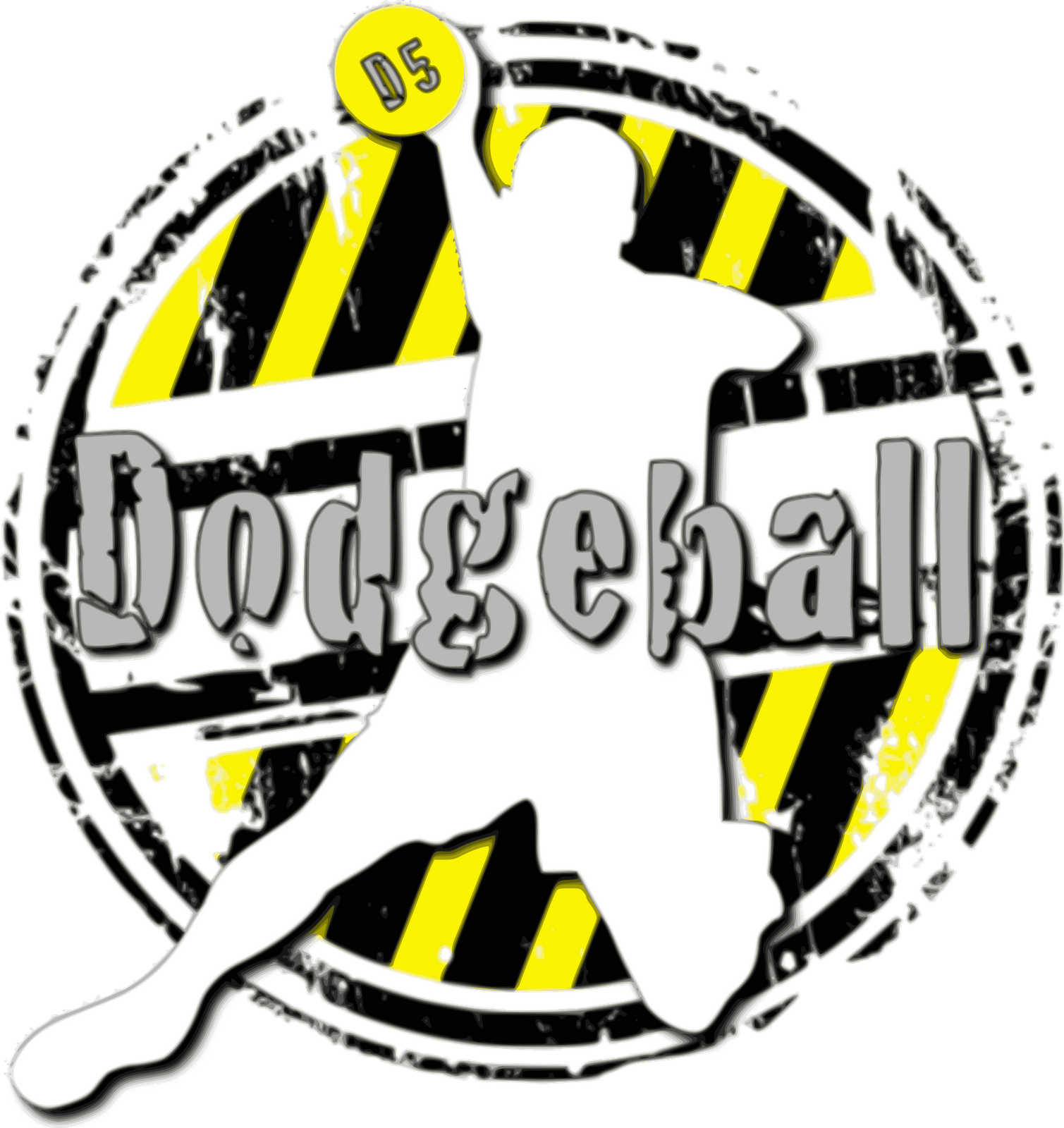 Clip Dodgeball Vector Art