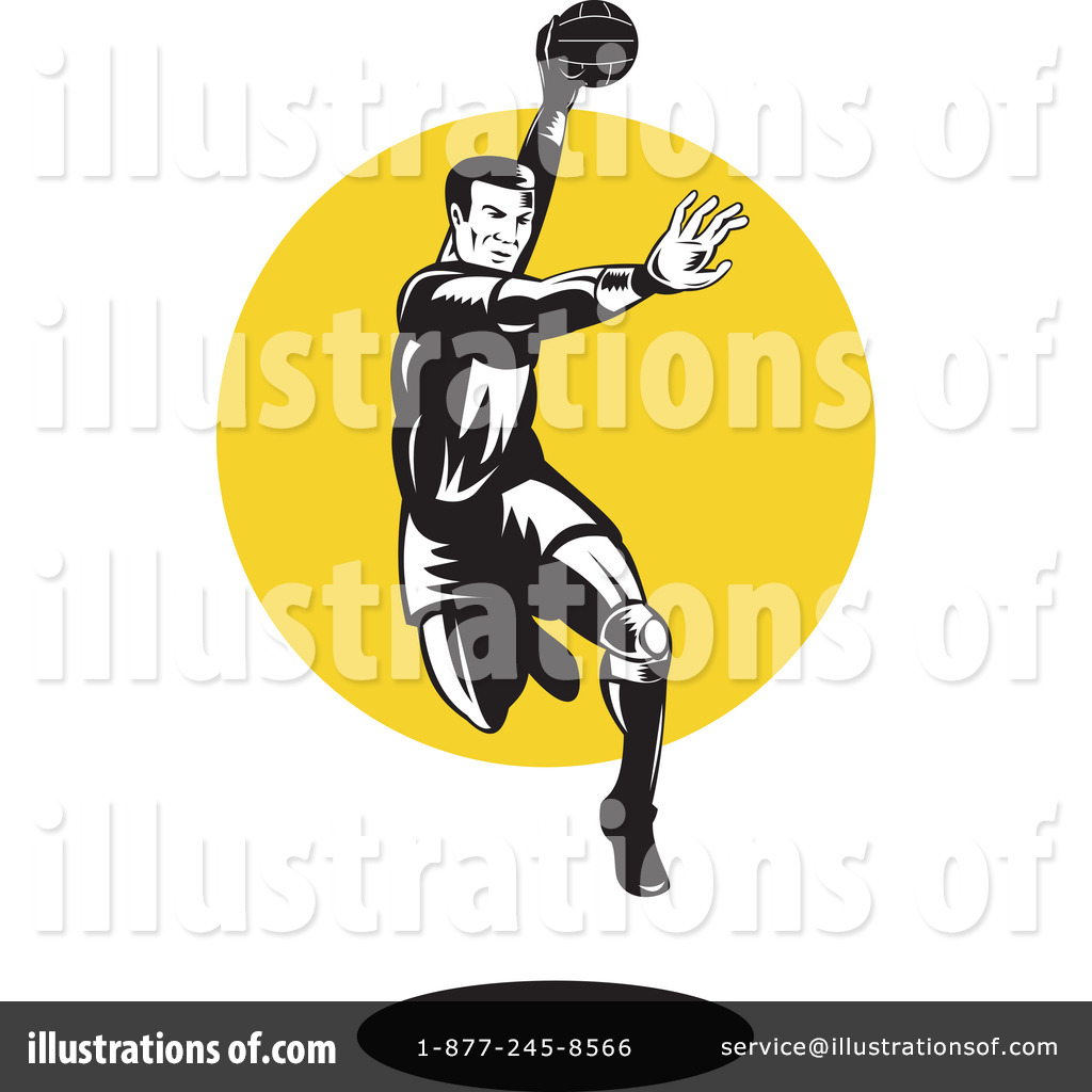 Clip Dodgeball Vector Art