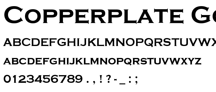 copperplate medium font free