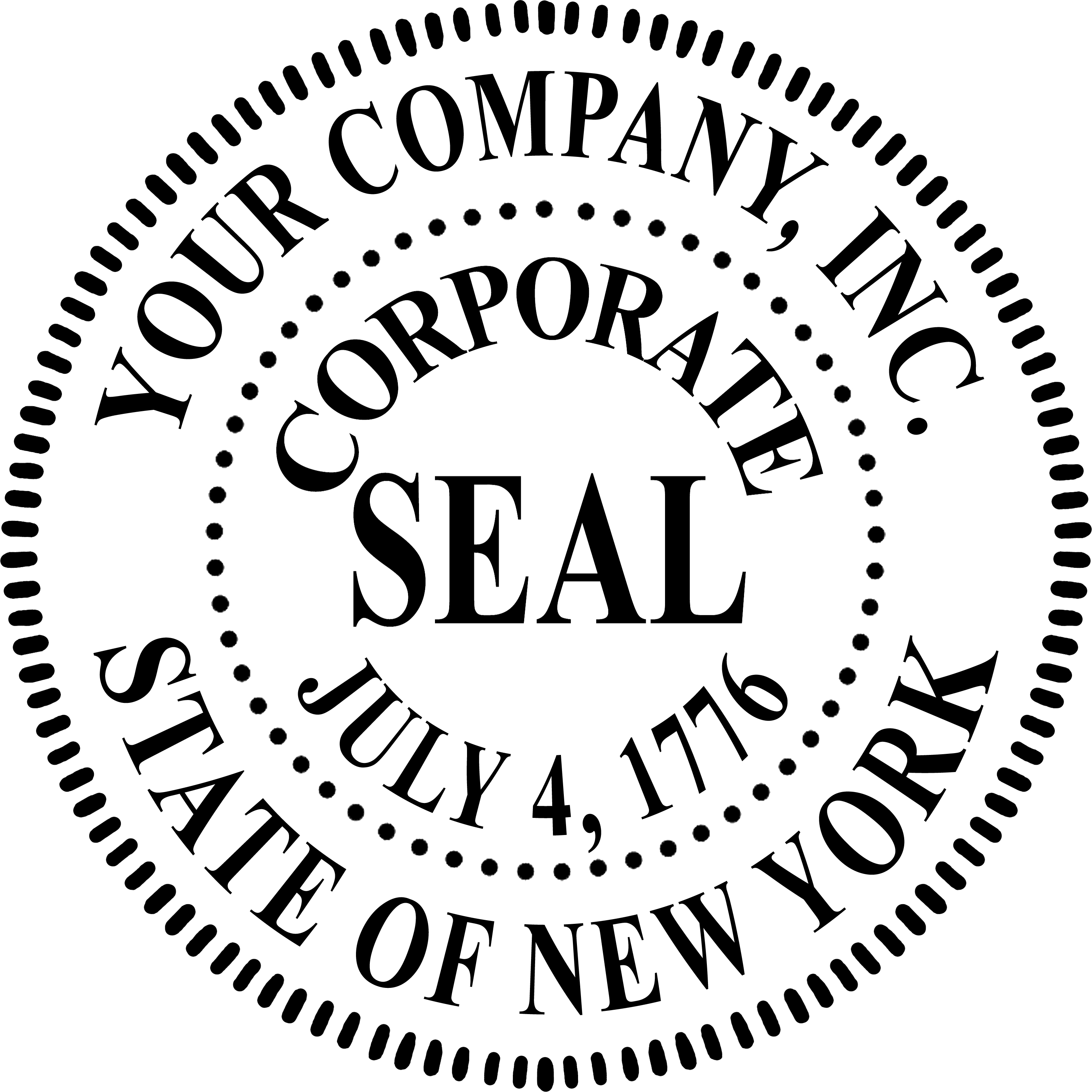 Corporate Seal Stamp Template