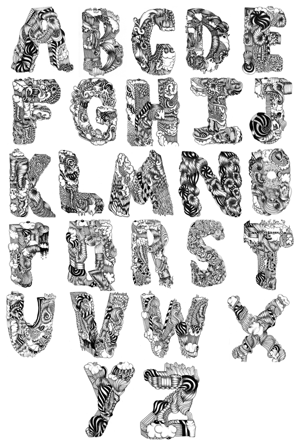 Crazy Alphabet Letters