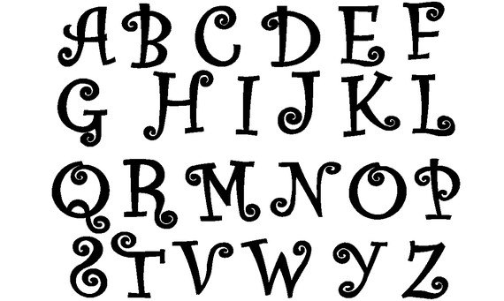 Crazy Letter Fonts