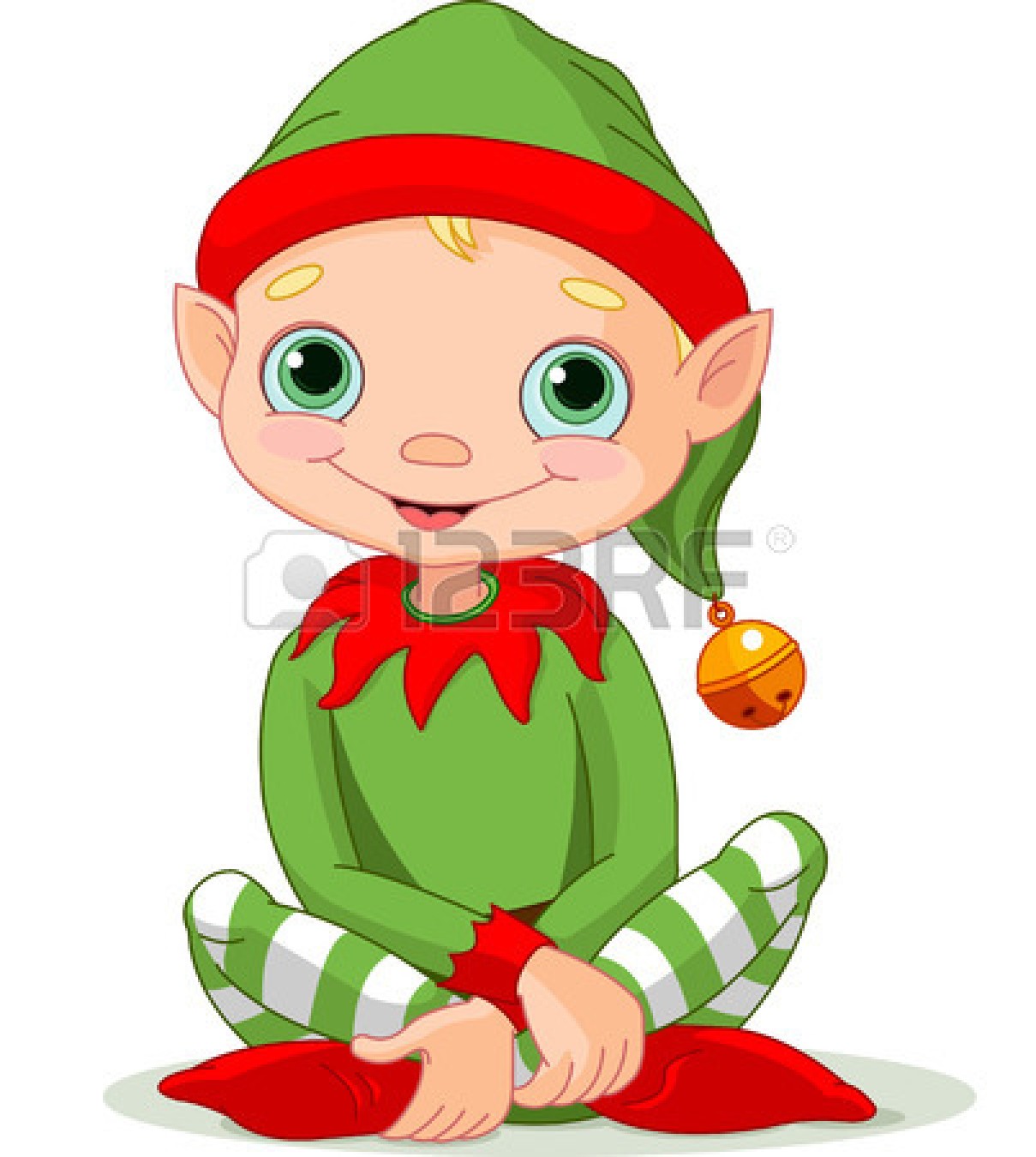 Cute Christmas Elf Clip Art