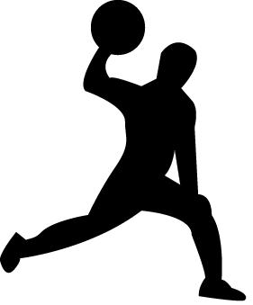 Dodgeball Player Clip Art