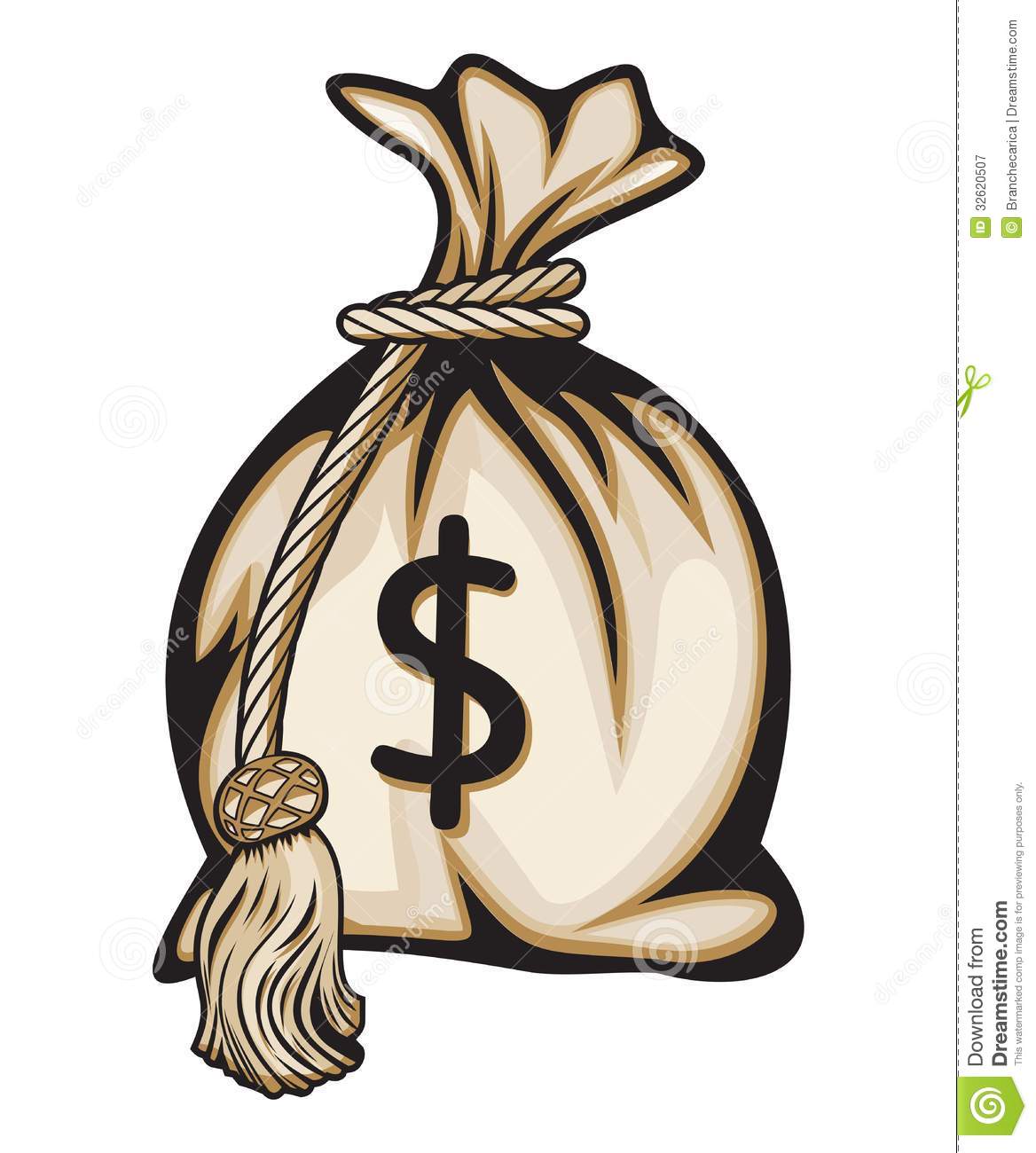 Dollar Sign Money Bag