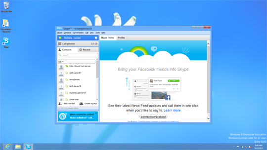 Download Skype Desktop Windows 8