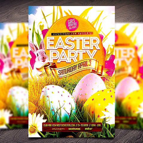 Easter Flyer Templates Psd Free Download