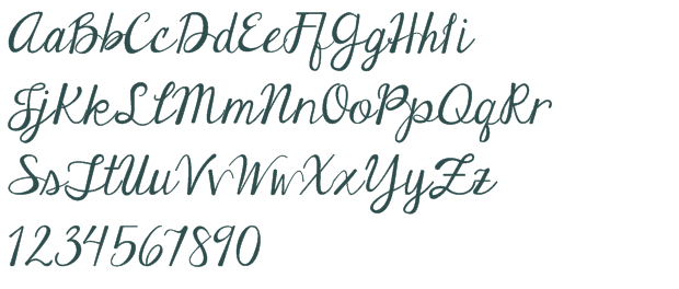 Elegant Handwriting Font Elegant Handwriting Font