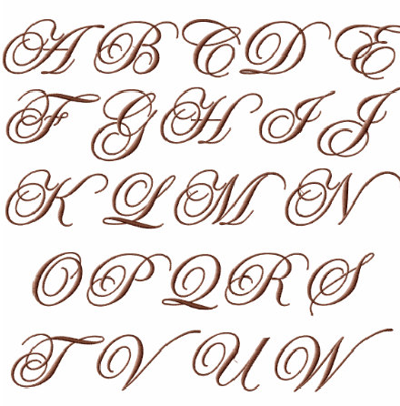 Elegant Letter Fonts Alphabet Elegant Letter Fonts Alphabet