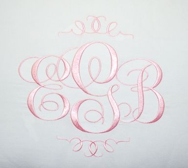 Elegant Monogram Font for Machine Embroidery Applique Elegant Monogram Font for Machine Embroidery Applique