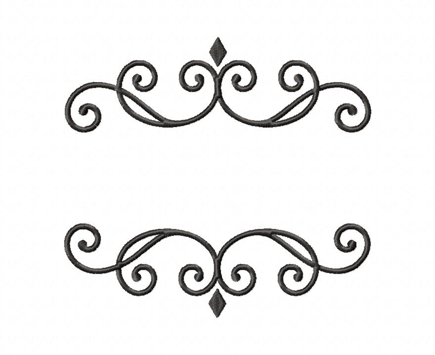 Elegant Monogram Frame Font Elegant Monogram Frame Font