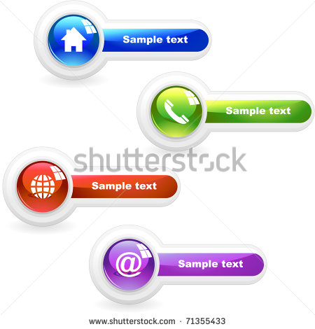 Email Phone Website Icons Home