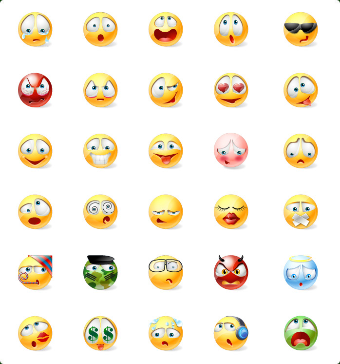 Facebook Smileys Emoticons Facebook Smileys Emoticons