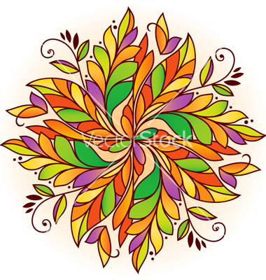 Fall Leaves Clip Art Pattern