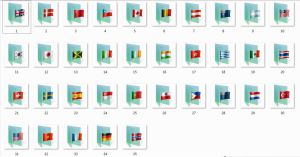 Flag Folder Icons