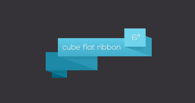 Flat PSD Ribbons