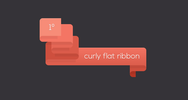 Flat PSD Ribbons