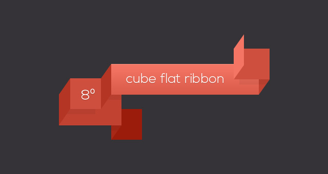 Flat PSD Ribbons